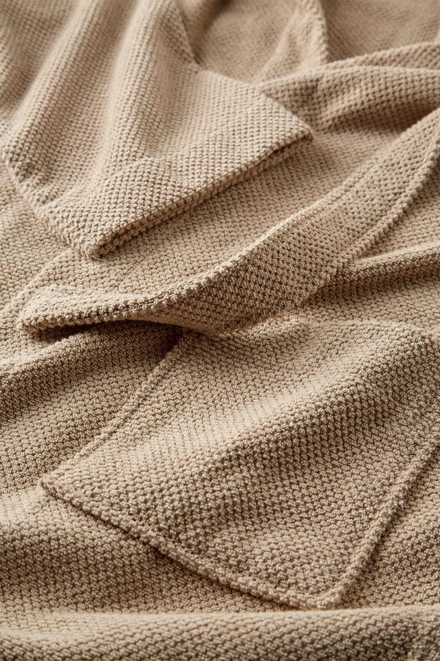 Christy CHRISTY Men's 'Brixton' 100% Cotton Textured Hooded Bath Robe in Stone - 3
