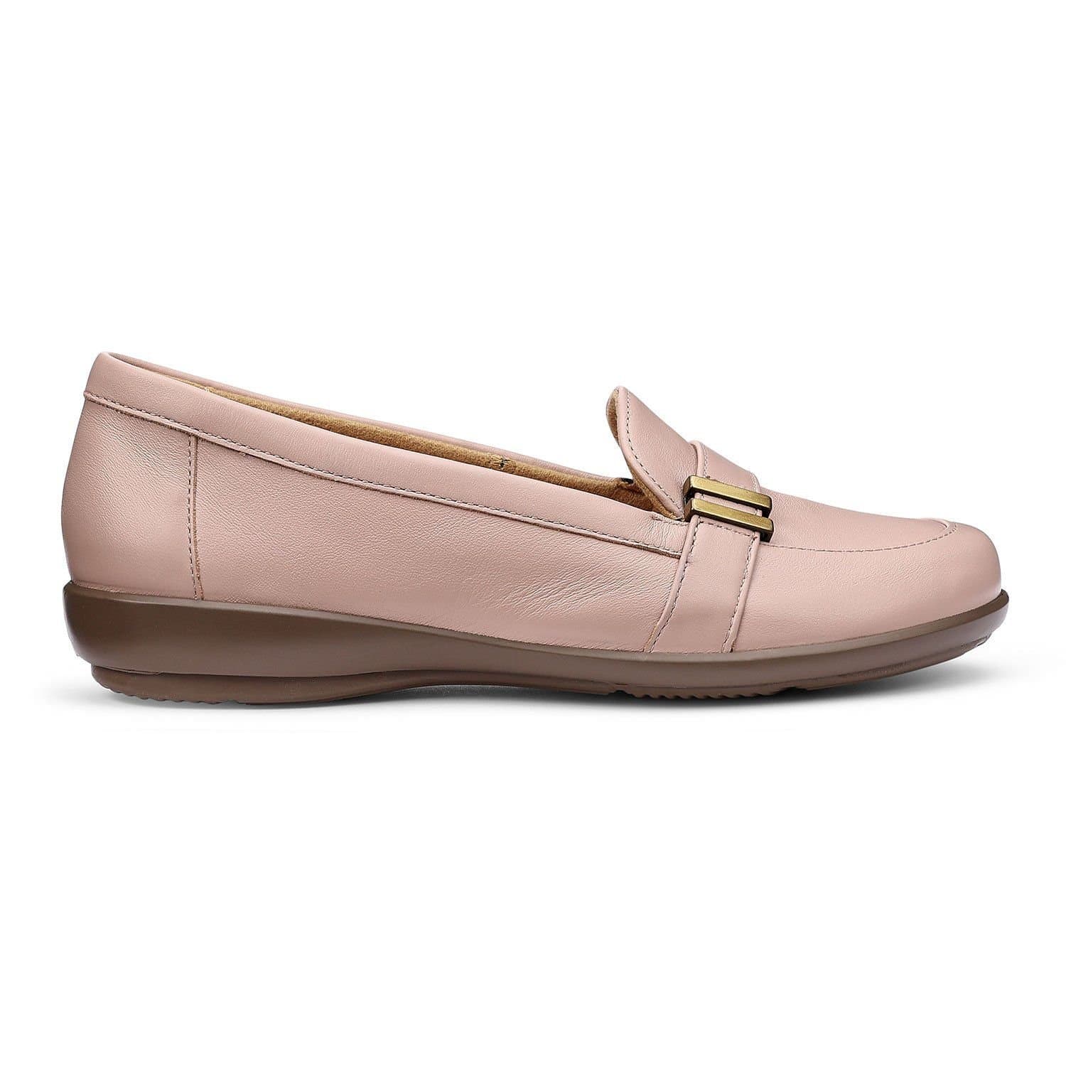 Hotter Hotter Women's 'Clay' Loafers in Light Pink