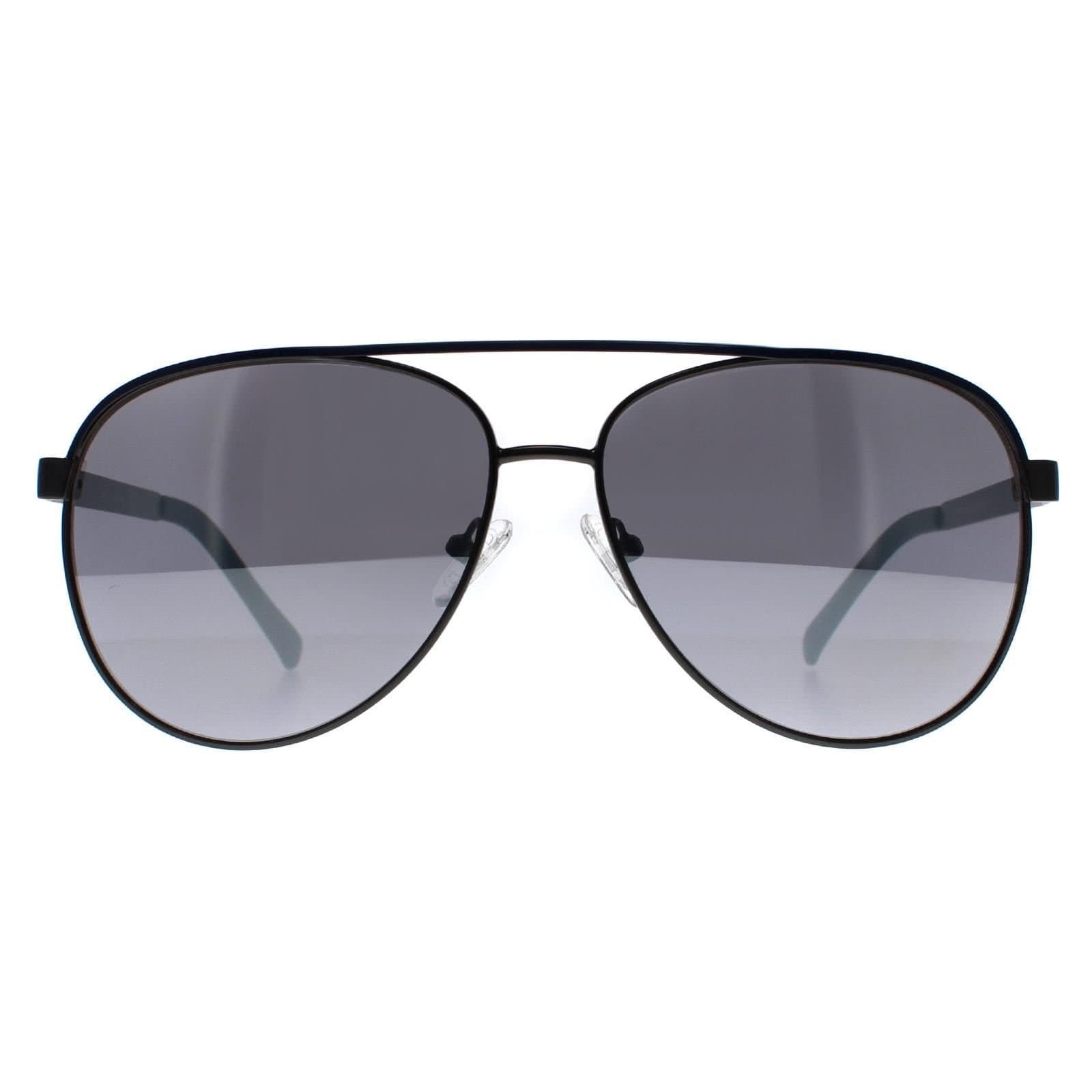 GUESS Guess Men's Aviator Gunmetal Grey Mirrored GF0172