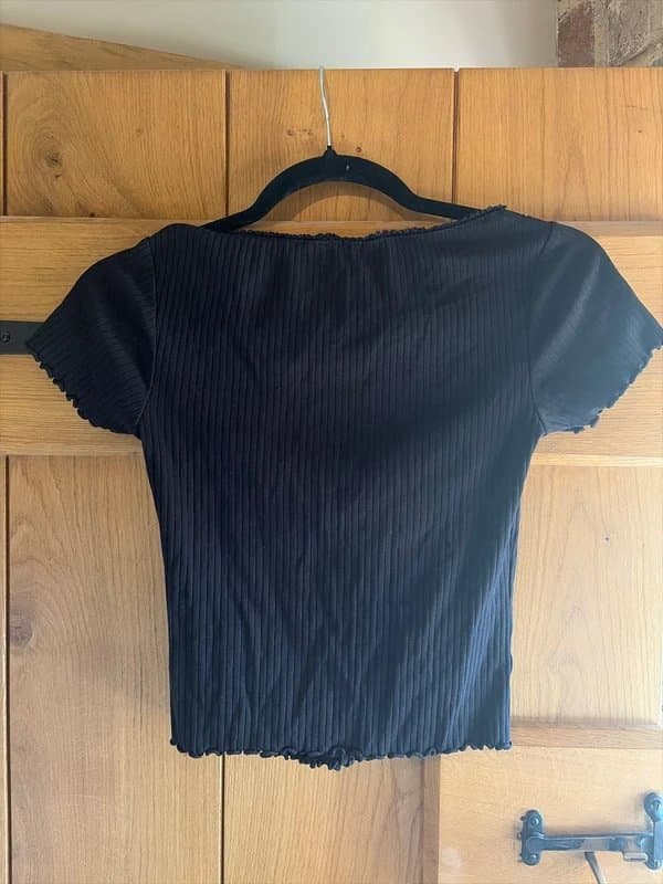 New Look Black short sleeve top