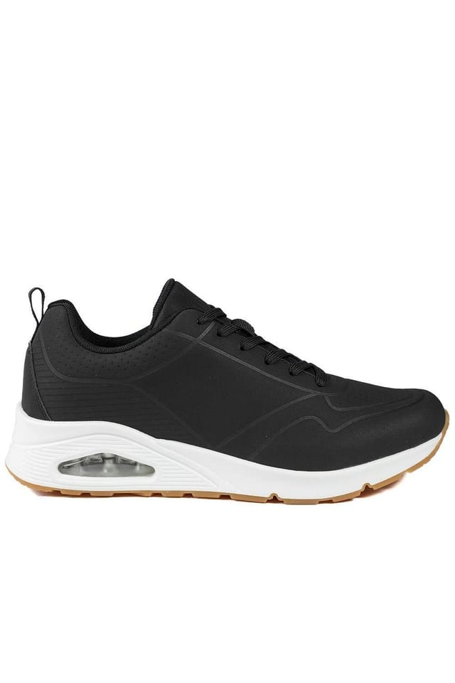 Pavers Pavers Men's Grippy Lace-Up Trainers in Black - 2