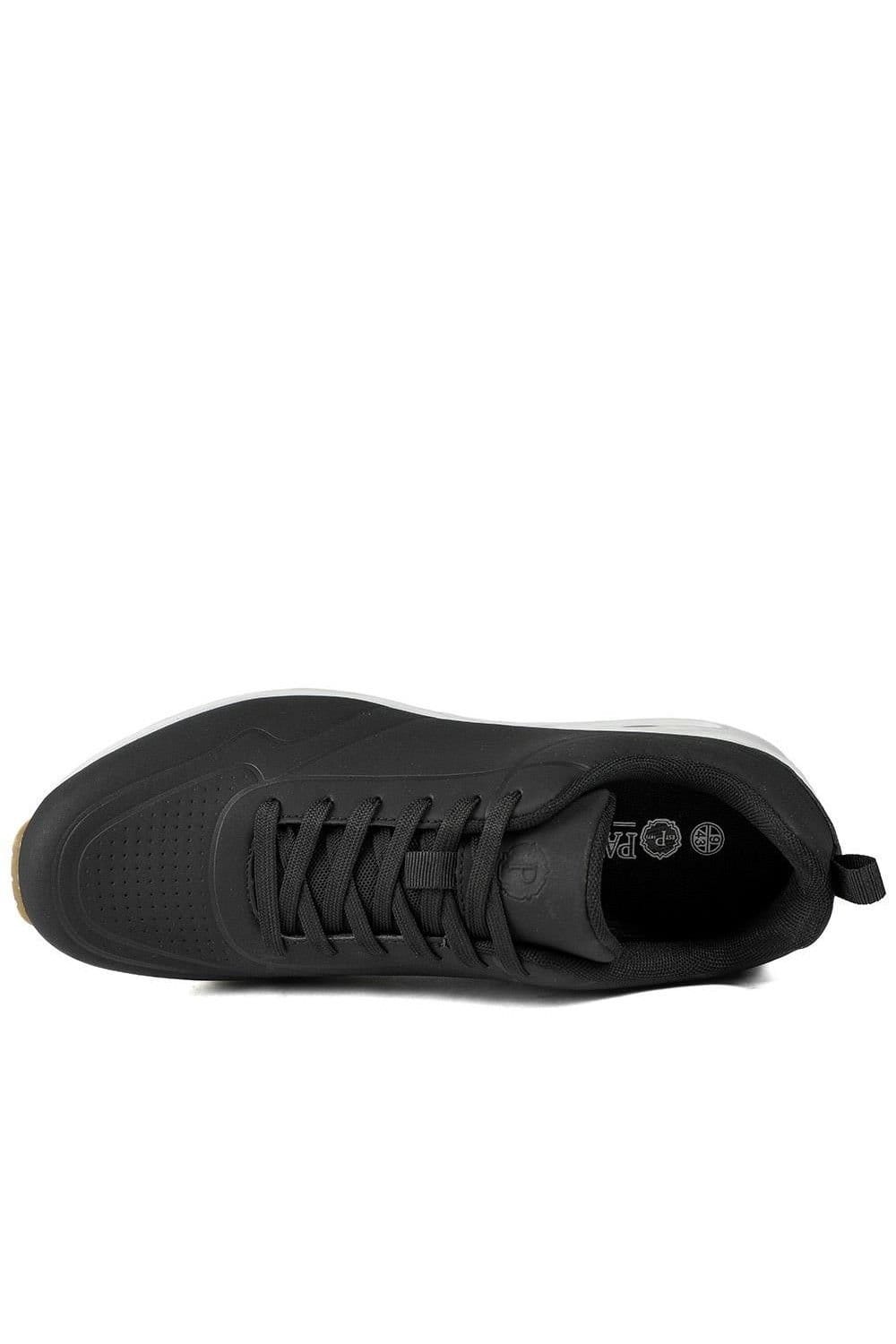 Pavers Pavers Men's Grippy Lace-Up Trainers in Black - 4