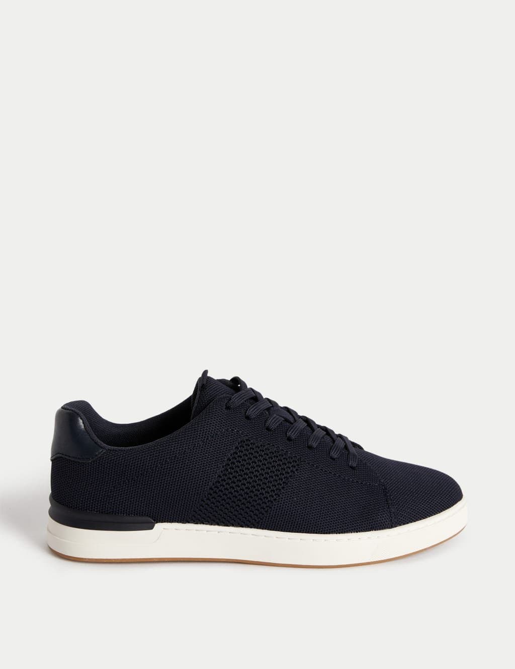 Marks & Spencer M&S Navy Mesh Lace-Up Trainers