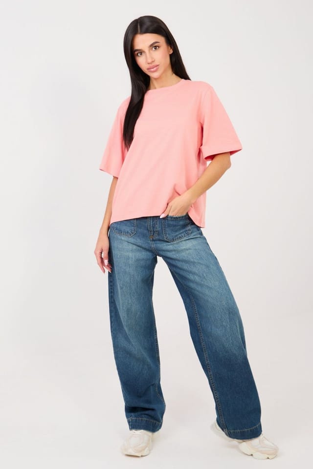 Love Lace Love Lace Women's Everyday Basic T-Shirt With Casual Character in Pink - 2