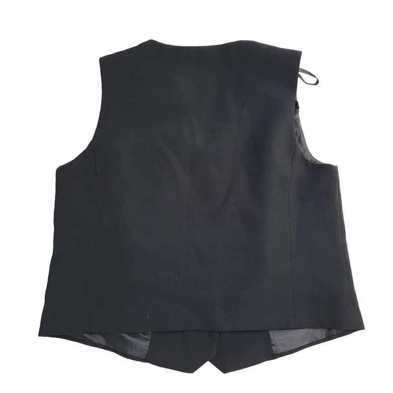 New Look New Look Waistcoat Smart Casual Black No Pockets Women's Size 16