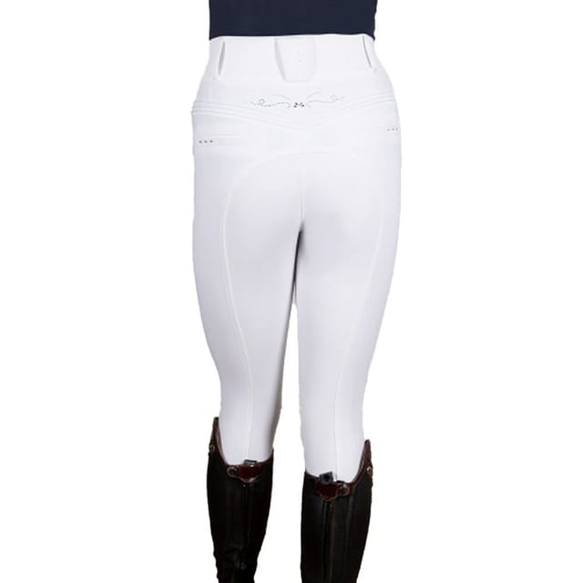 Coldstream Coldstream Women's Hermitage Diamante Breeches in White - 2