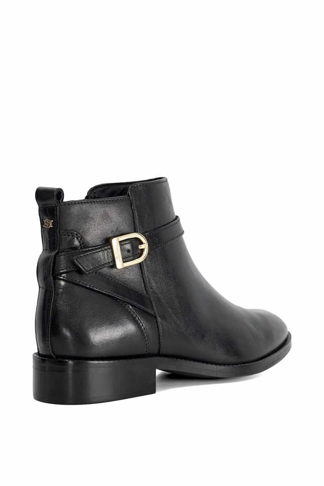 Dune London Dune London Women's Wide Fit 'Pemma' Leather Ankle Boots in Black - 3