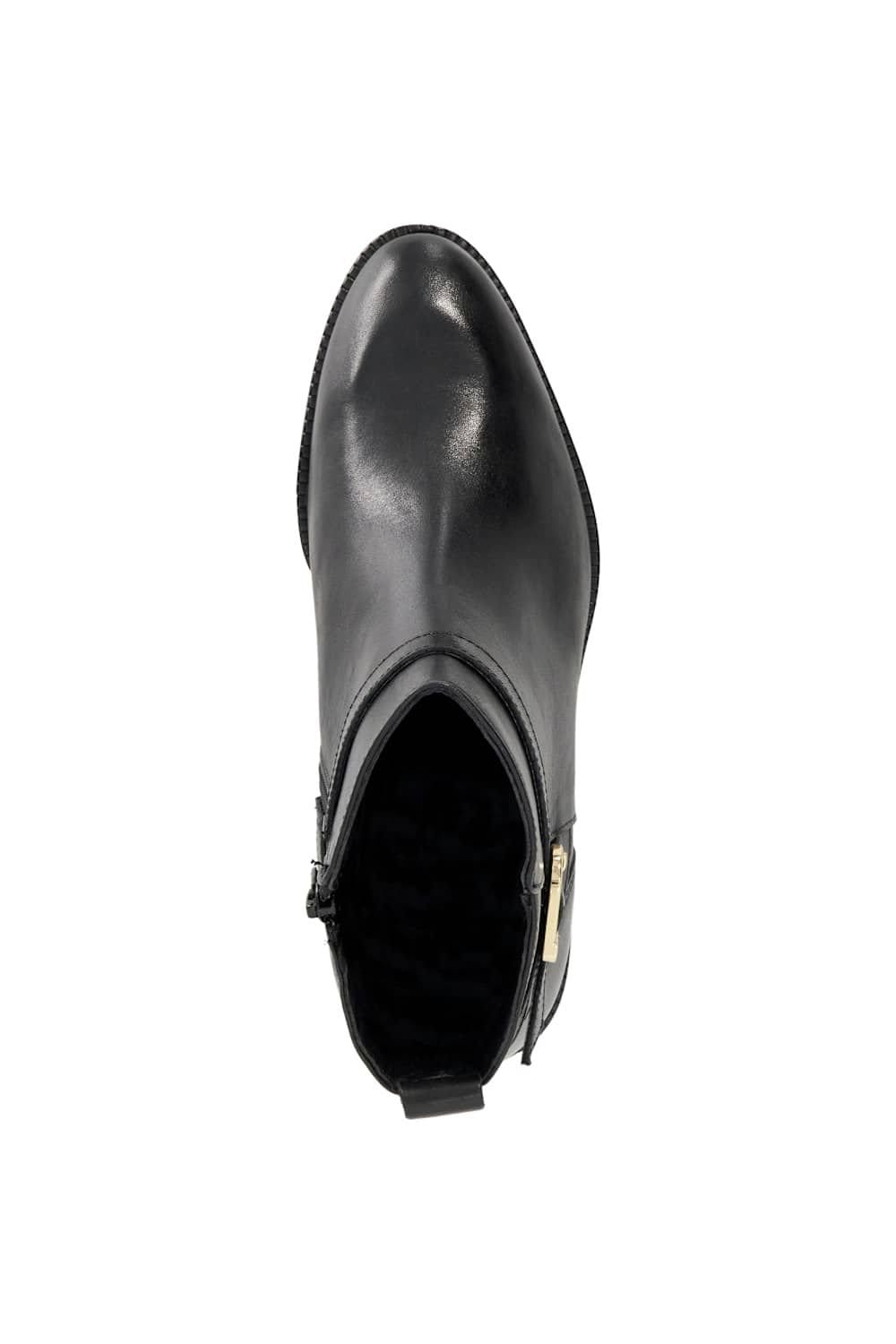 Dune London Dune London Women's Wide Fit 'Pemma' Leather Ankle Boots in Black - 4