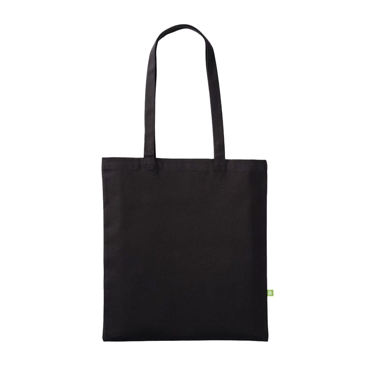 Nutshell Nutshell Men's Natural Canvas Long Handle 10L Tote Bag in Black - 1