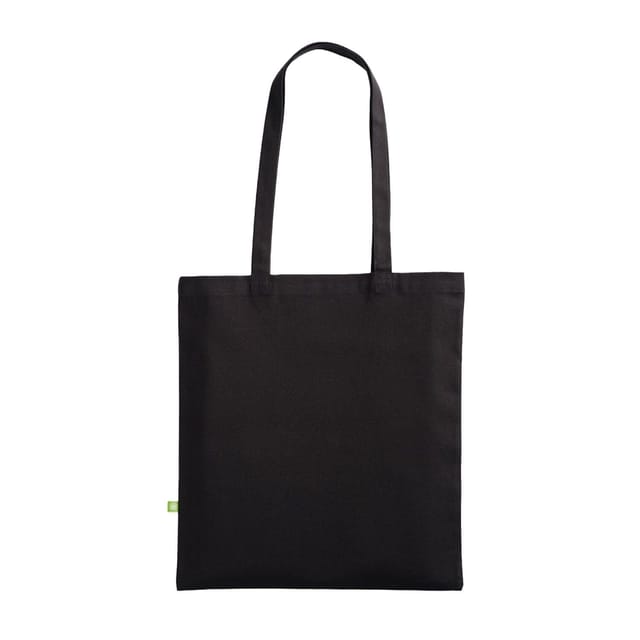 Nutshell Nutshell Men's Natural Canvas Long Handle 10L Tote Bag in Black - 2