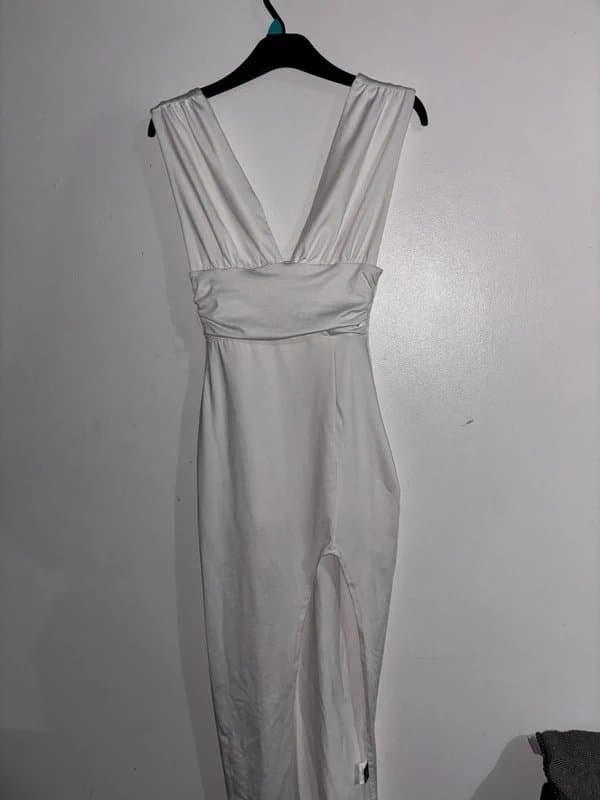 Shein A-line white dress