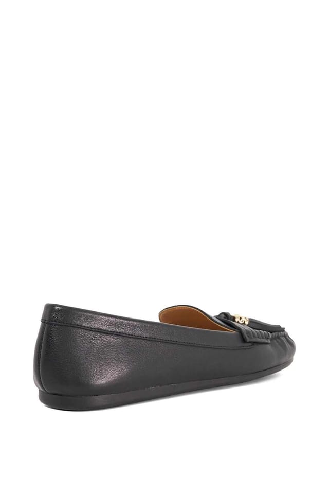Dune London Dune London Women's Wide Fit 'Geen' Leather Loafers in Black - 3