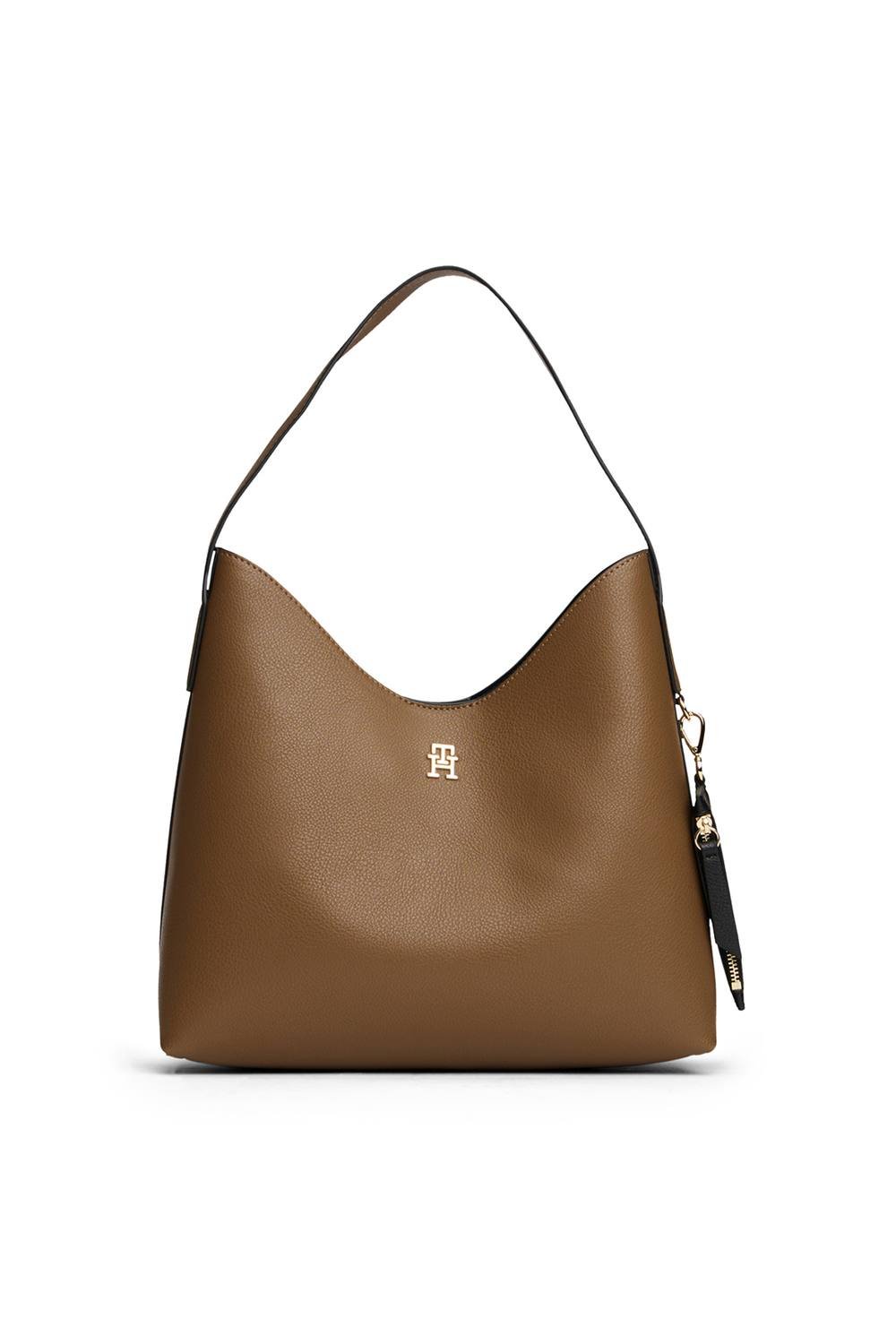 Tommy Hilfiger Tommy Hilfiger Women's TH Icon Shoulder Bag Nordic Taupe - 2