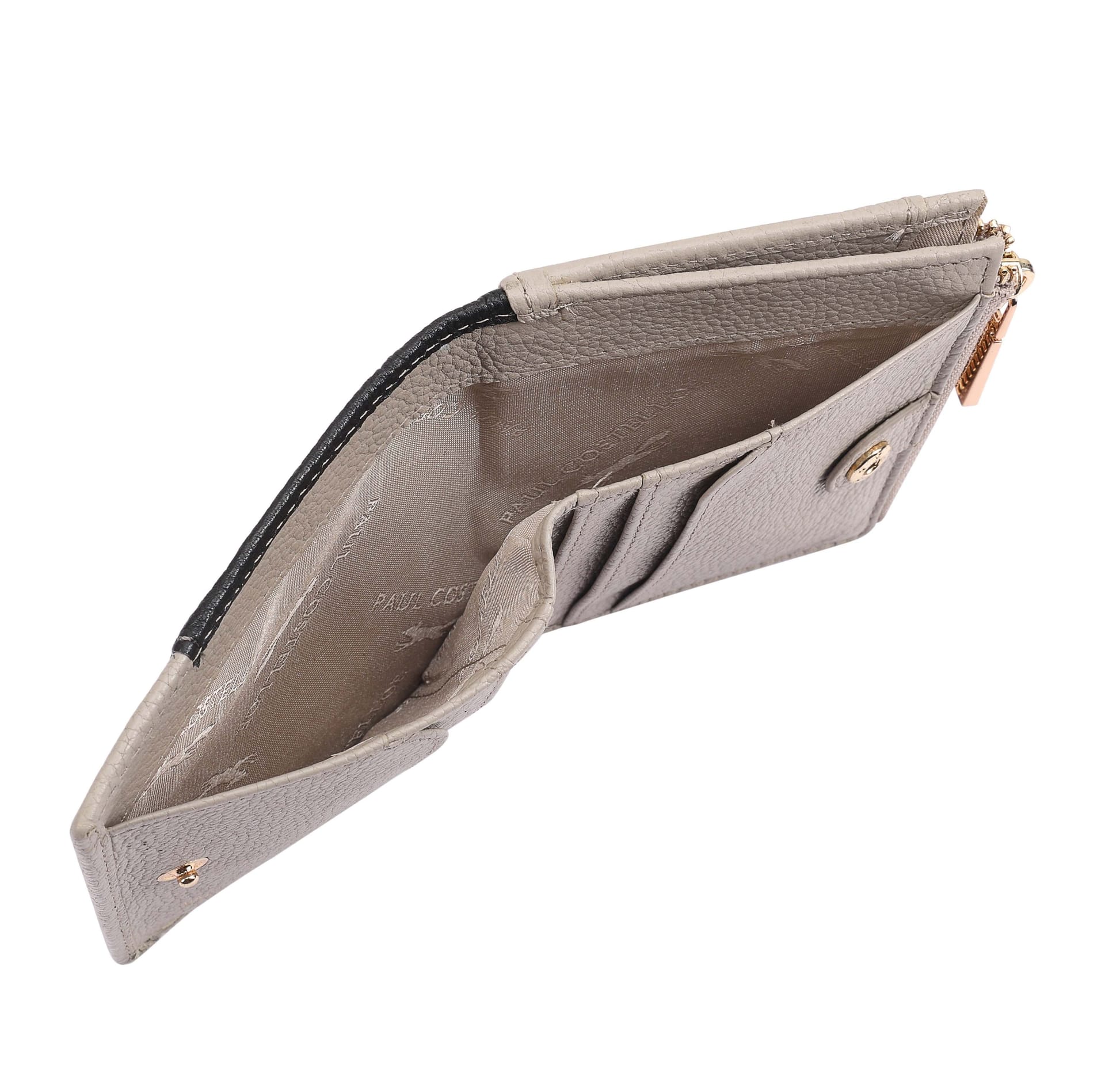 Paul Costelloe Paul Costelloe Women's Tilly Leather Purse in Taupe - 4