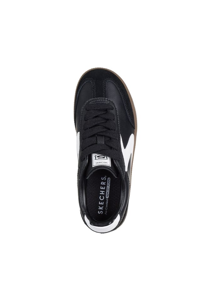 Skechers Skechers Men's Hotshot Lace Up T-Toe Sneaker Black/White in Black - 2
