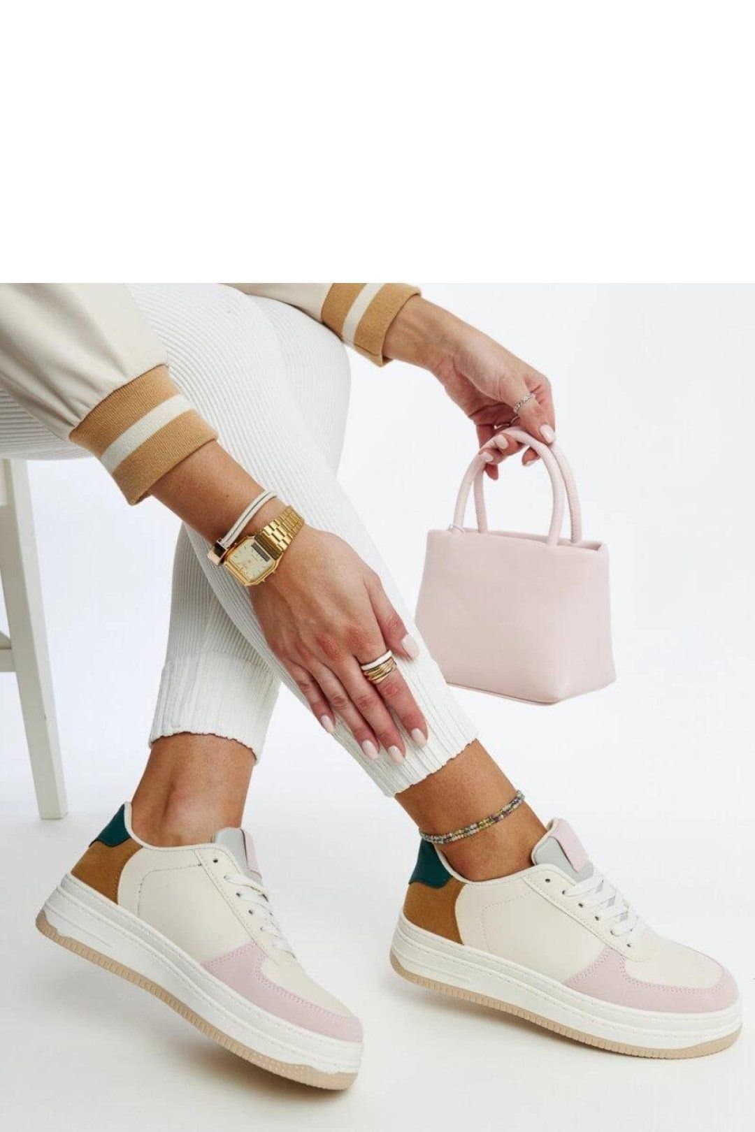 Love Lace Love Lace Pastel Suede Platform Sneakers in White