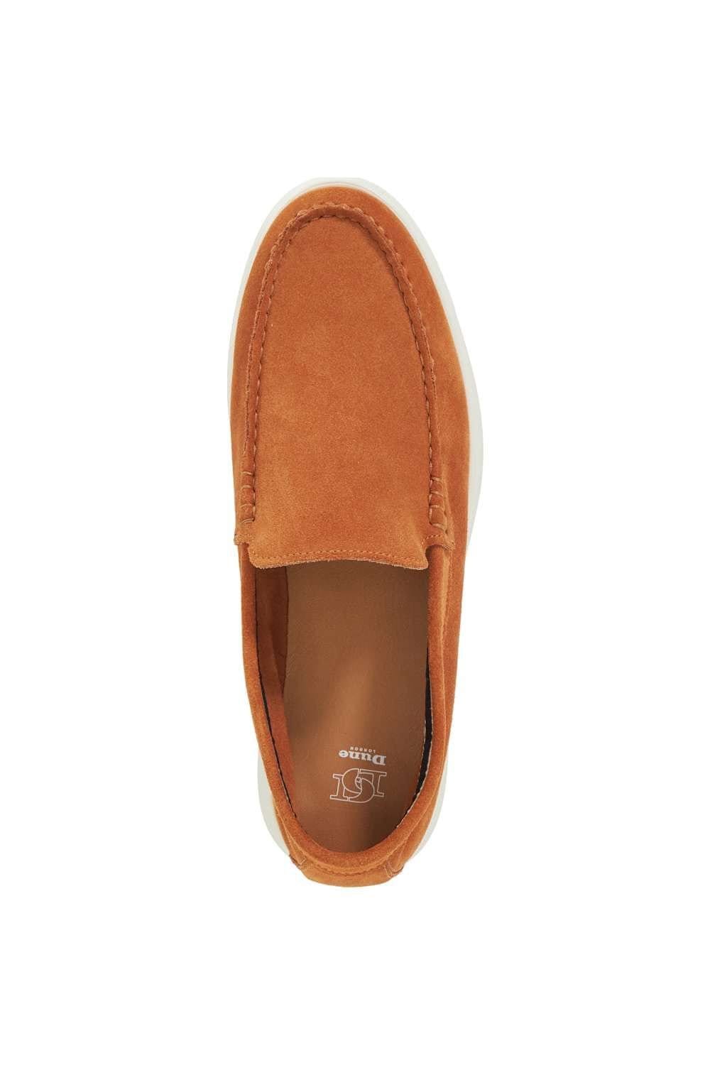 Dune London Dune London Men's 'Buftonn' Suede Loafers in Orange - 4