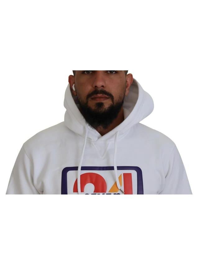 Dsquared2 Dsquared2 Men's Cool Fit Seven 24 Logo White Hoodie - 3