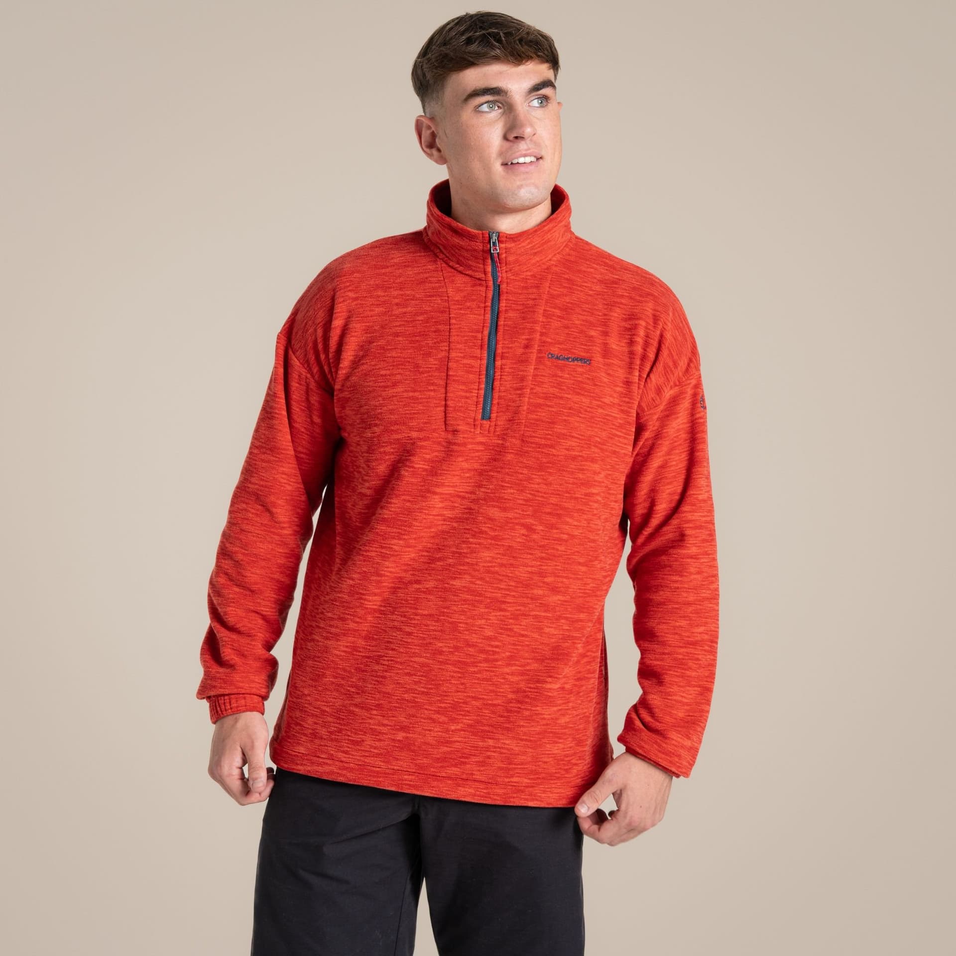 Craghoppers Craghoppers Men's Esk Half Zip Fleece in Red