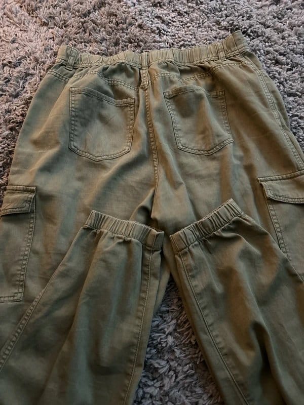 New Look Khaki Cargo Pants For Women