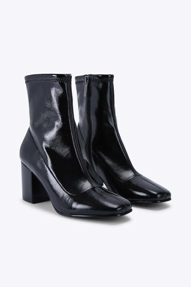 Carvela Carvela Women's 'Strut Ankle' Patent Boots in Black - 2