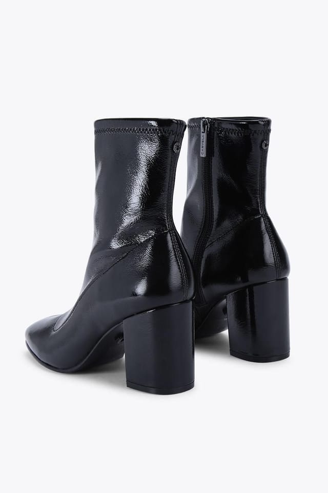 Carvela Carvela Women's 'Strut Ankle' Patent Boots in Black - 3