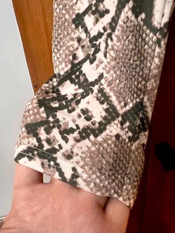 Missguided Missguided Snake Print Bodysuit | Brown & Black | Safari Chic Cowboy Glam 90s Supermodel | Size 10