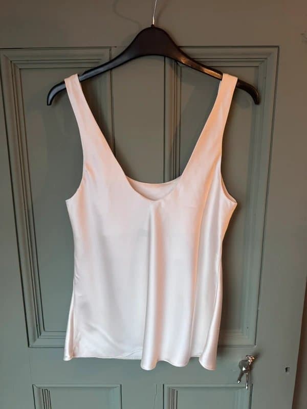 ASOS Design Cream scoop neck top
