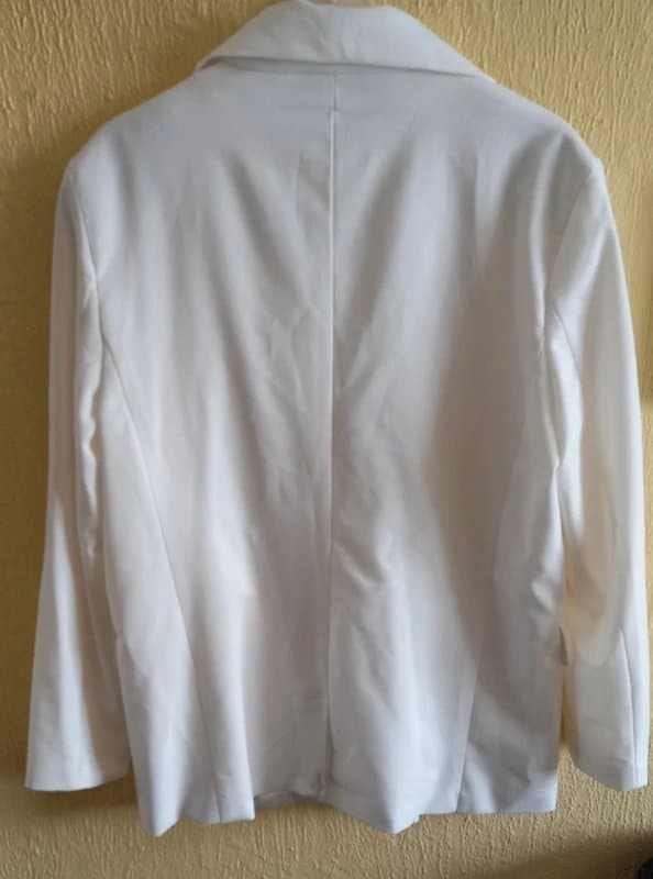 Bershka Bershka White Jacket size Large