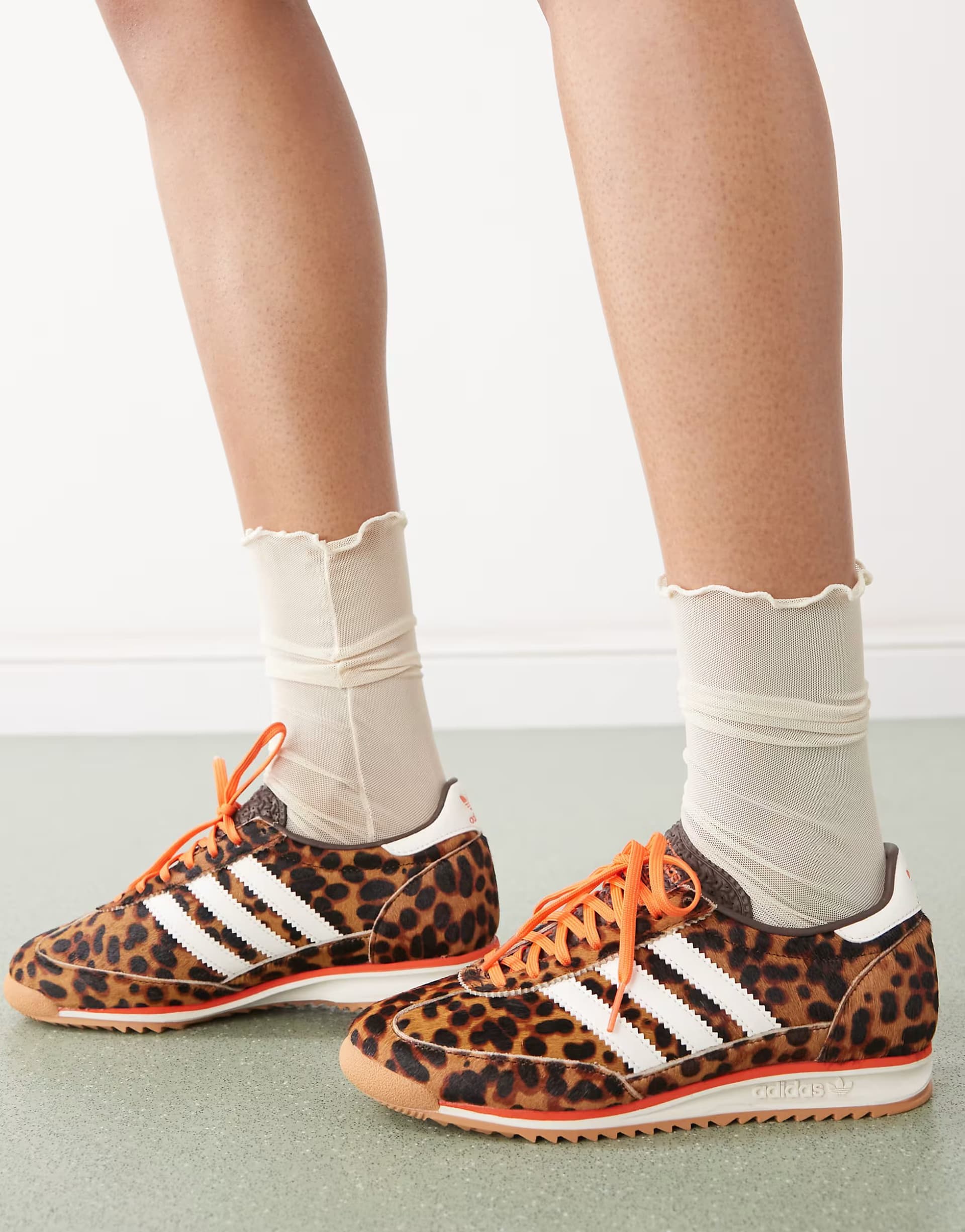 ASOS Adidas Originals Leopard Print Beige Trainers