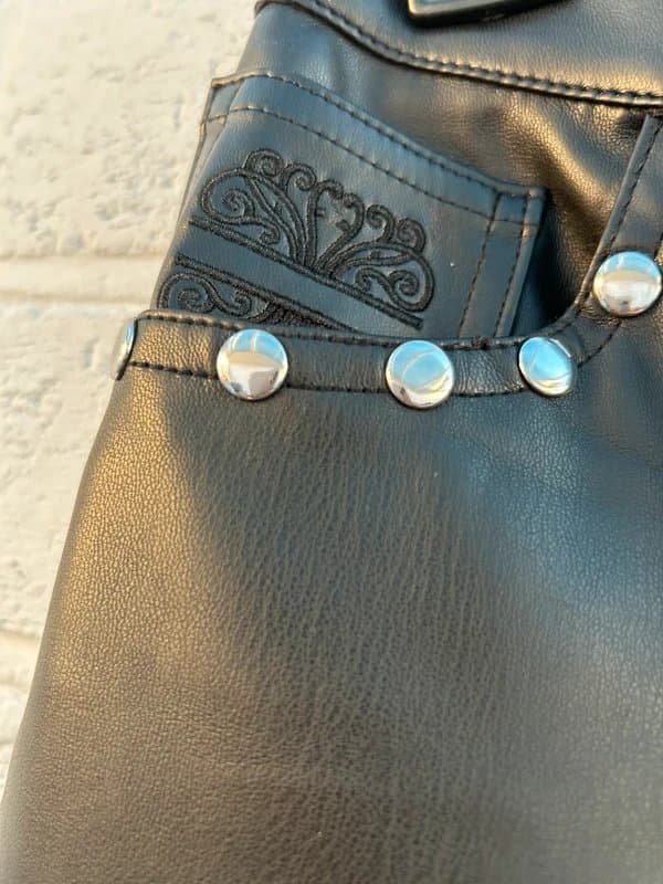 Never Fully Dressed Never fully dressed pleather trousers size 12