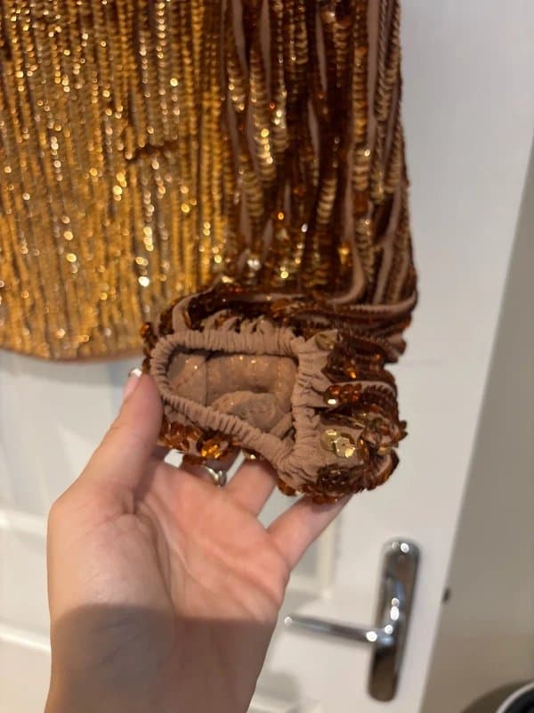 ASOS ASOS all over sequin top size 6