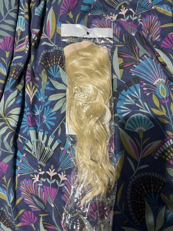 Accessories Clip in blonde hair extension