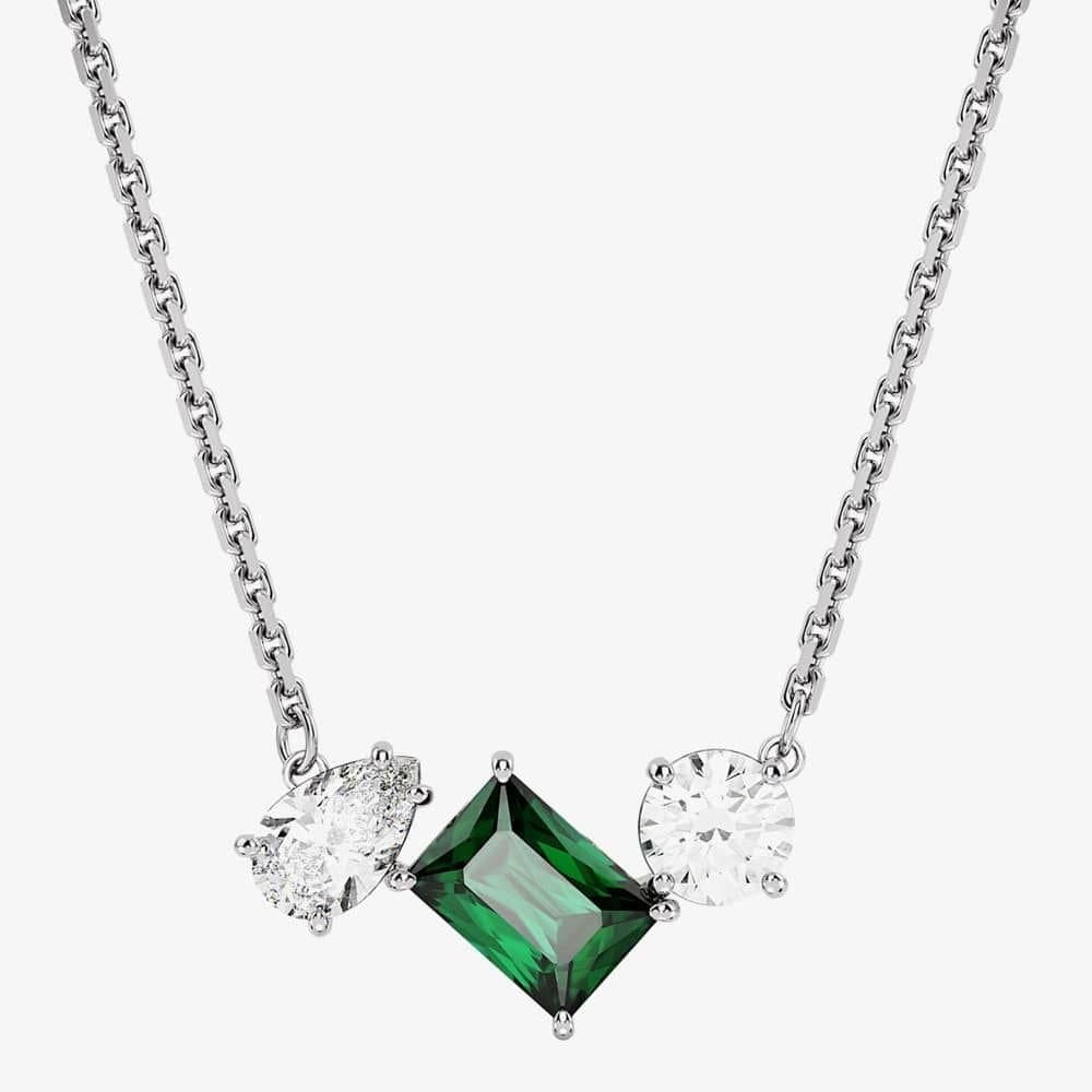 Swarovski Swarovski Mesmera Green Necklace with Zirconia Stones