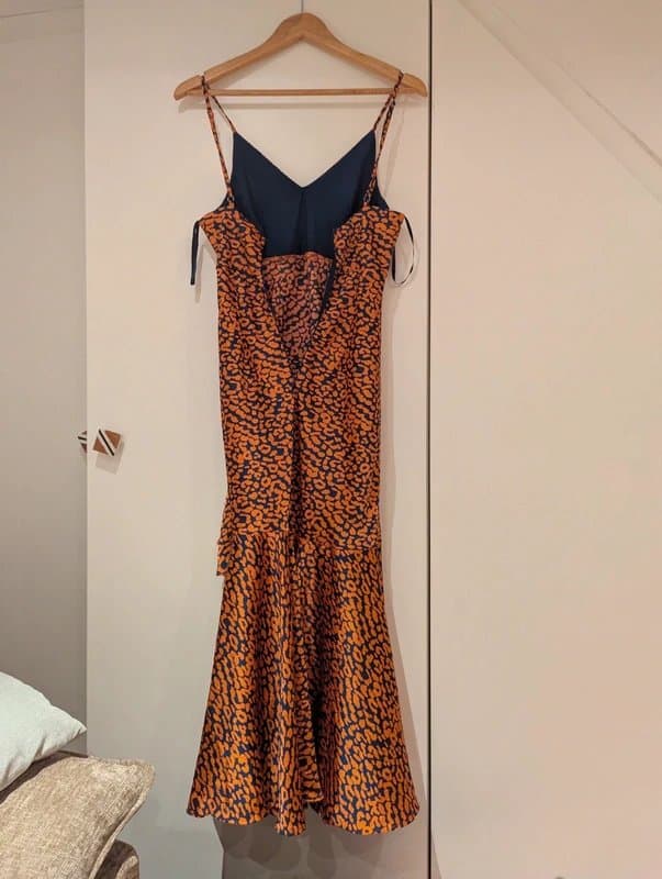 Never Fully Dressed Never Fully Dressed Leopard Print Slip Dress – Size S