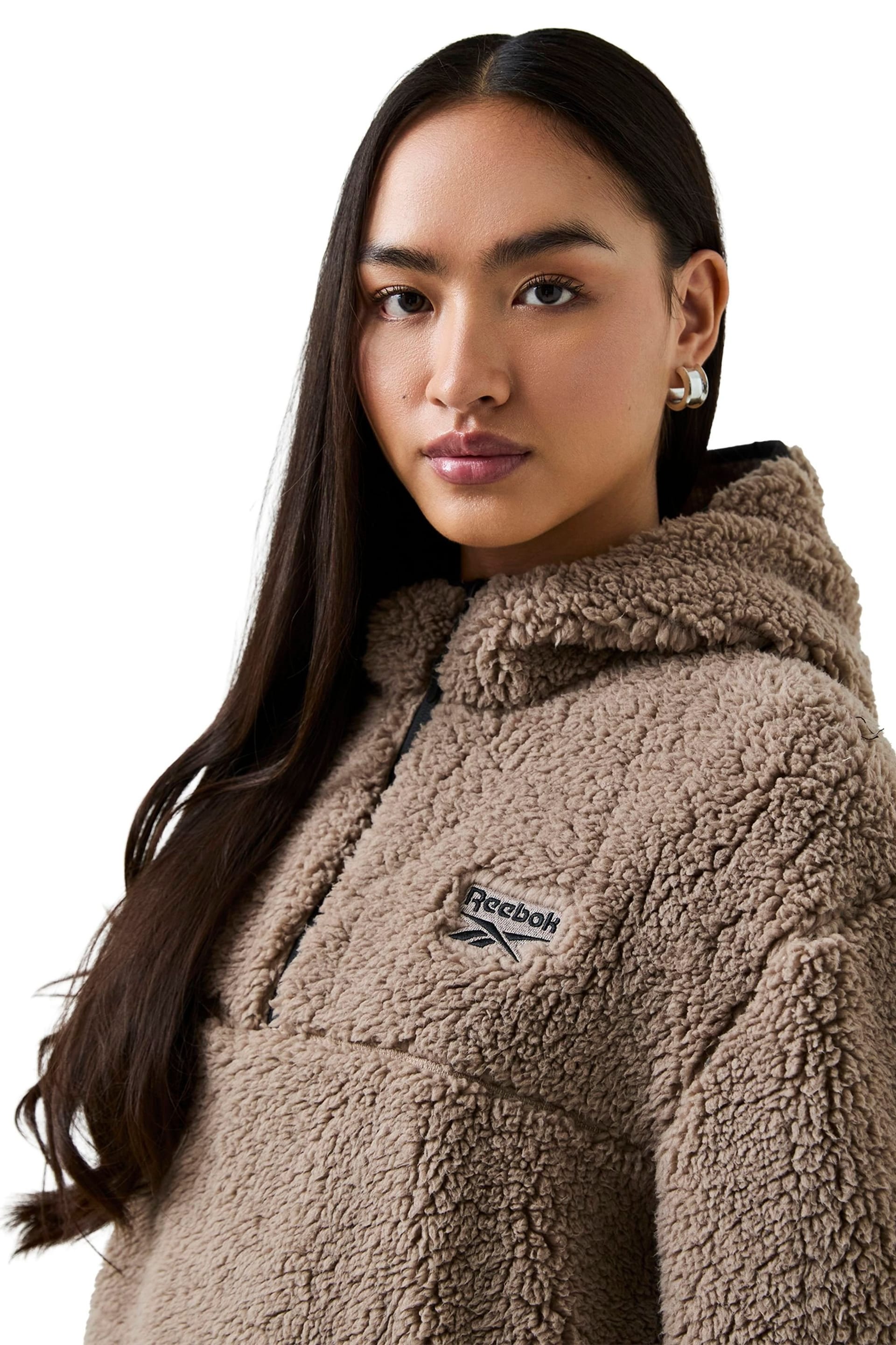 Reebok Reebok Women's Whitcombe Fleece in Taupe - 4