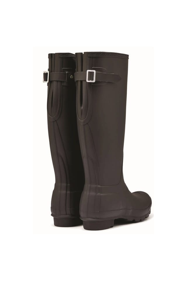 Hunter Hunter Women's 'Original Tall Back Adjustable' Wellington Boots in Black - 2
