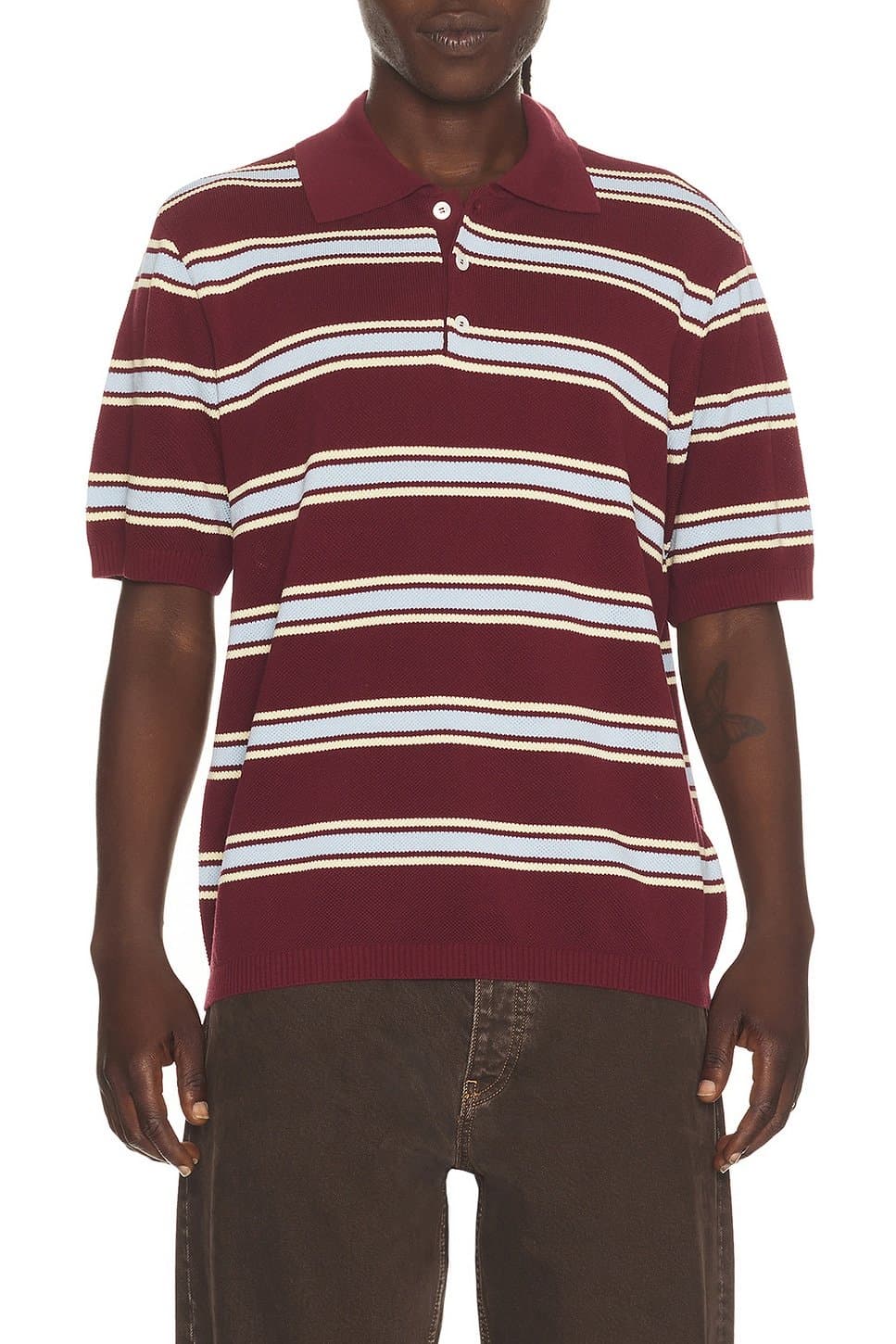 revolve Multi Striped Polo