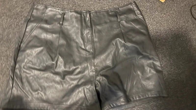 New Look New look leather shorts