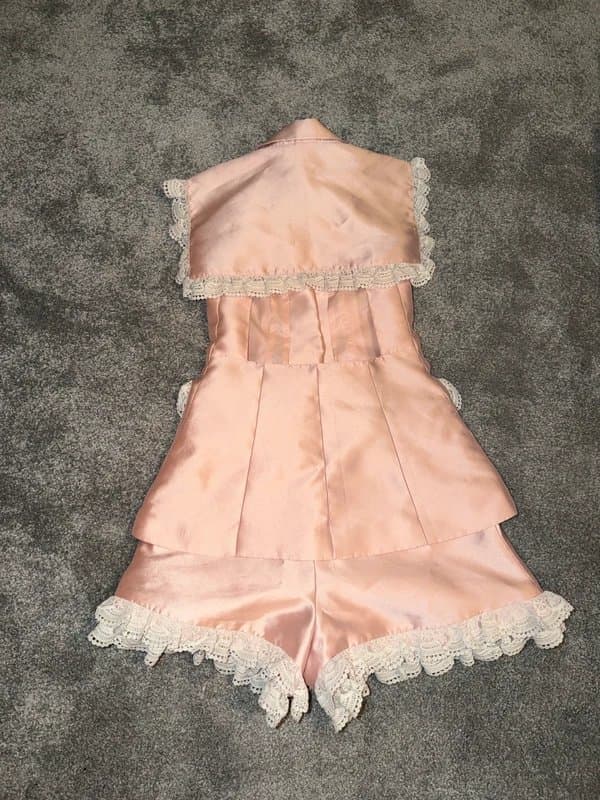 ASOS ASOS Luxe Satin Pink Two Piece