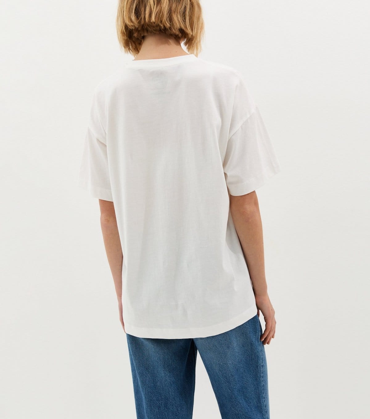 New Look Women's White Stone Roses Oversized T-Shirt New Look - 4