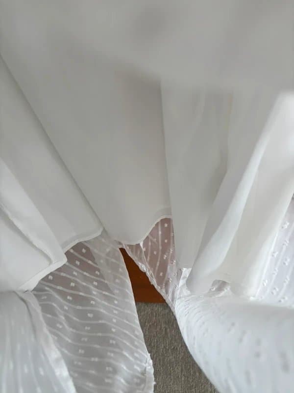 Shein White lined summer dress