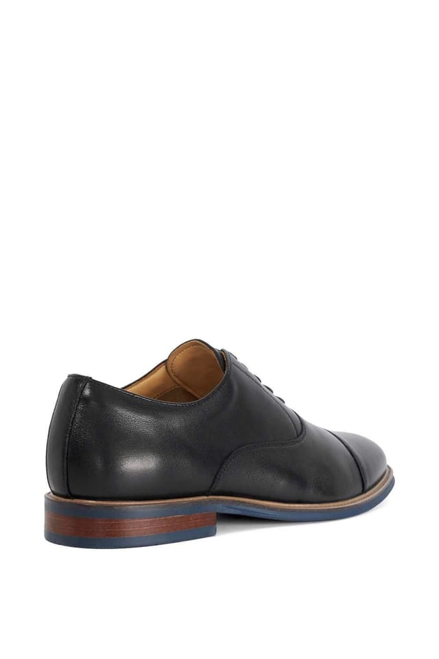 Dune London Dune London Men's Wide Fit 'Stanlakes' Leather Lace Up Shoes in Black - 3