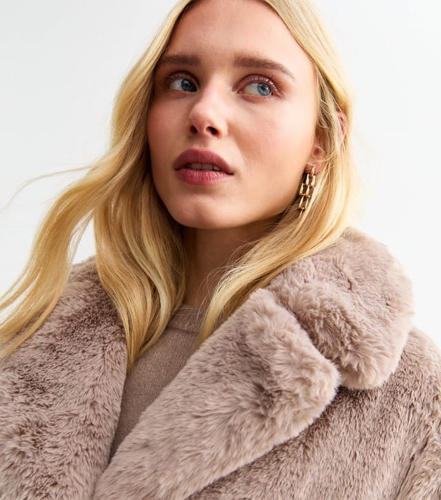 New Look Women's Mink Faux Fur Coat New Look - 2