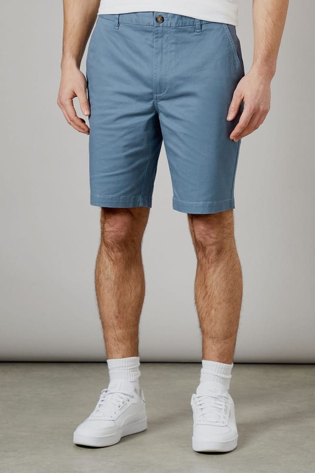 Burton Burton Men's Mid Blue Classic Chino Short - 2