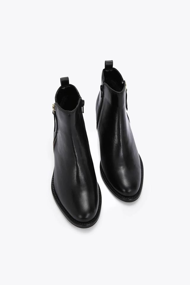 Carvela Carvela Women's 'Secil Wide Fit' Leather Boots in Black - 2