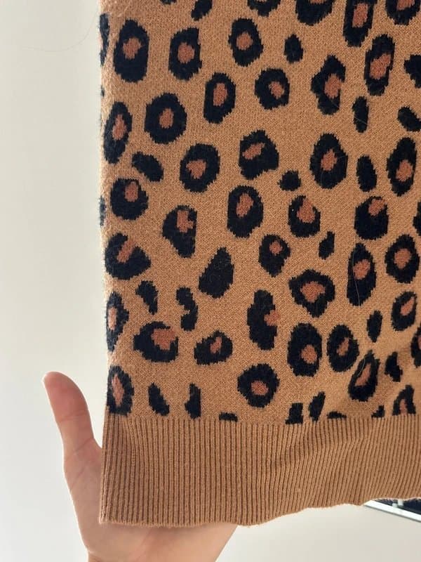 Never Fully Dressed Never fully dress leopard print vest