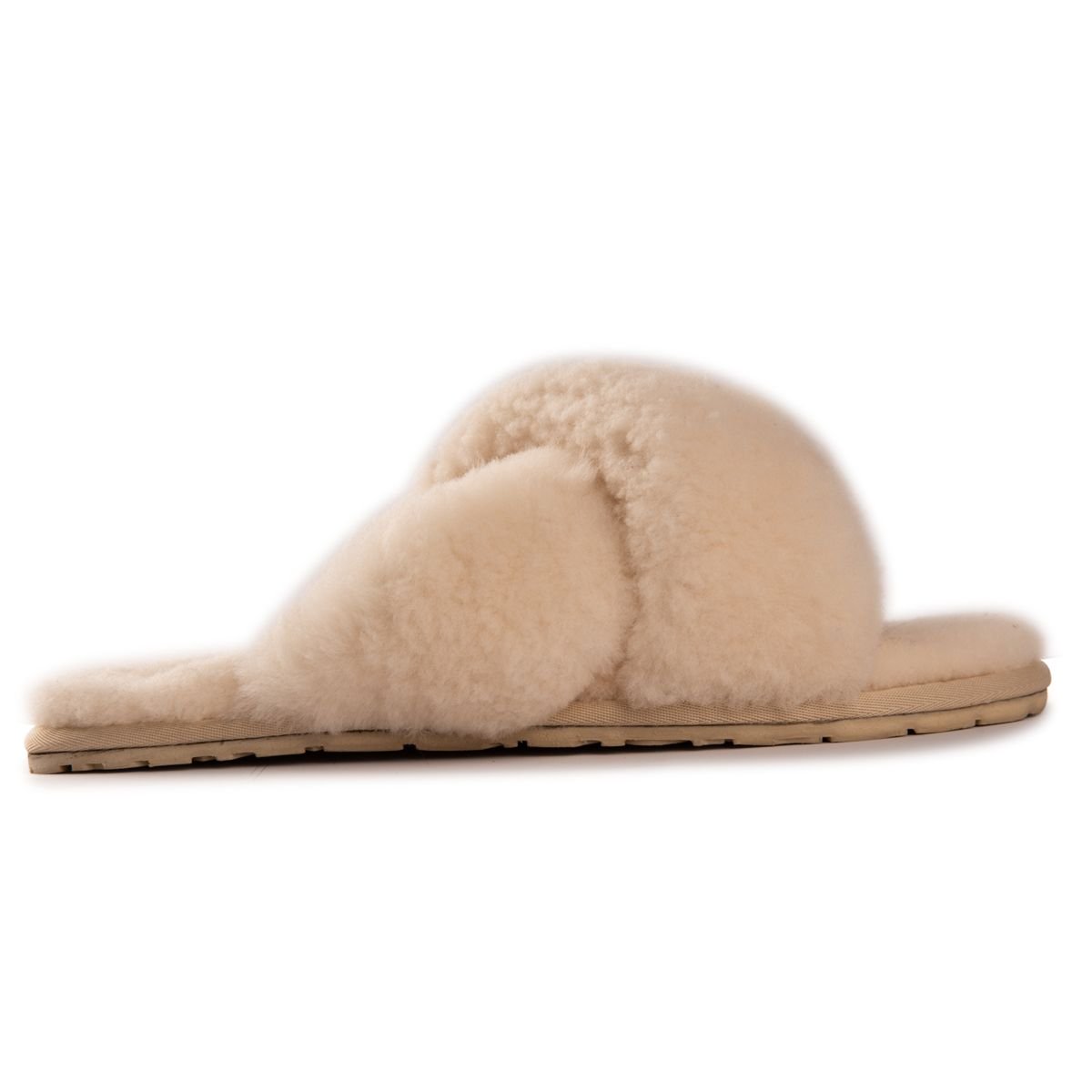 Aus Wooli Australia Aus Wooli Australia Women's Sheepskin Wool Brighton Slippers in Tan - 2