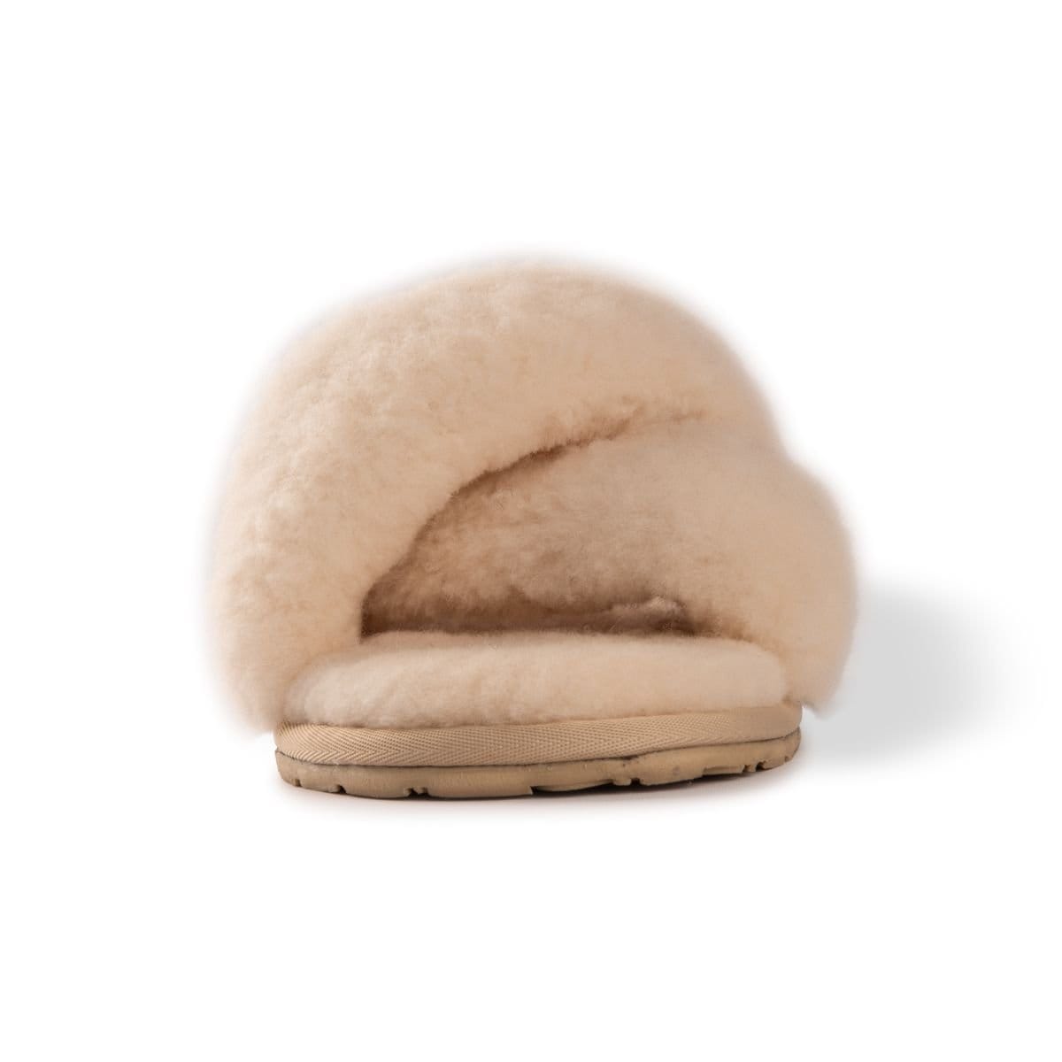 Aus Wooli Australia Aus Wooli Australia Women's Sheepskin Wool Brighton Slippers in Tan - 4