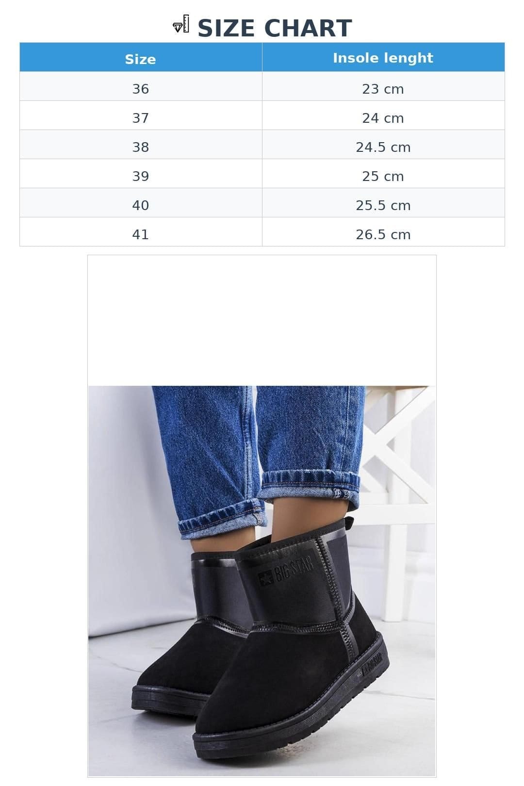 Love Lace Love Lace Women's Suede Slip On Snow Boots with Faux Fur Lined Rubber Sole in Black - 4